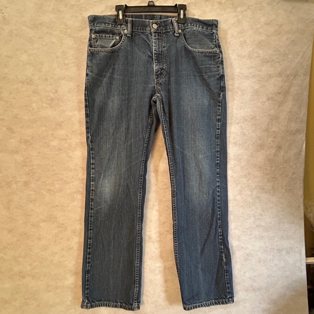 Levis 559 Relaxed Straight Leg Jeans Mens 36x32 Blue Medium Wash 005590392